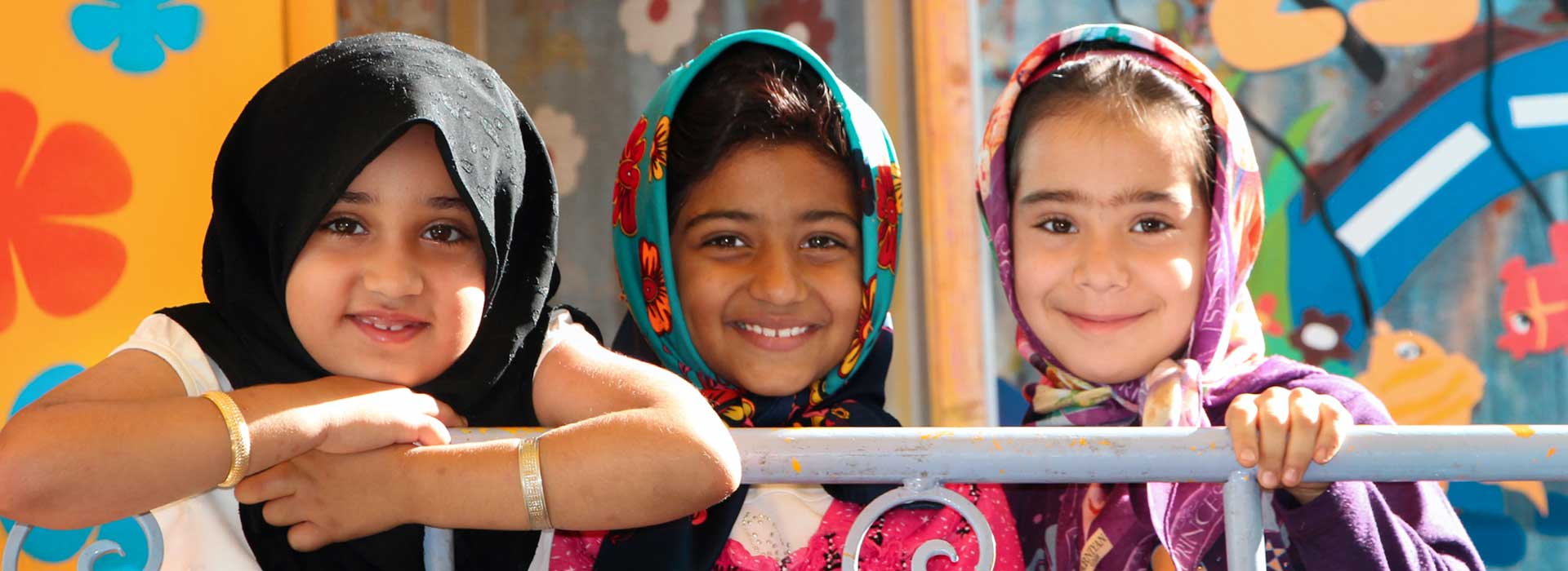 Schoolgirls at a Trust-supported school in rural Sindh